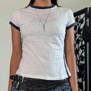 harley davidson baby tee